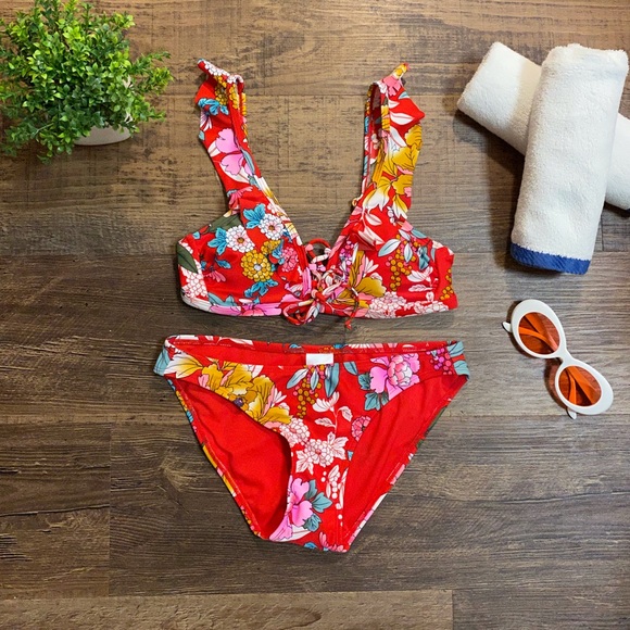 Xhilaration Other - Floral Bikini